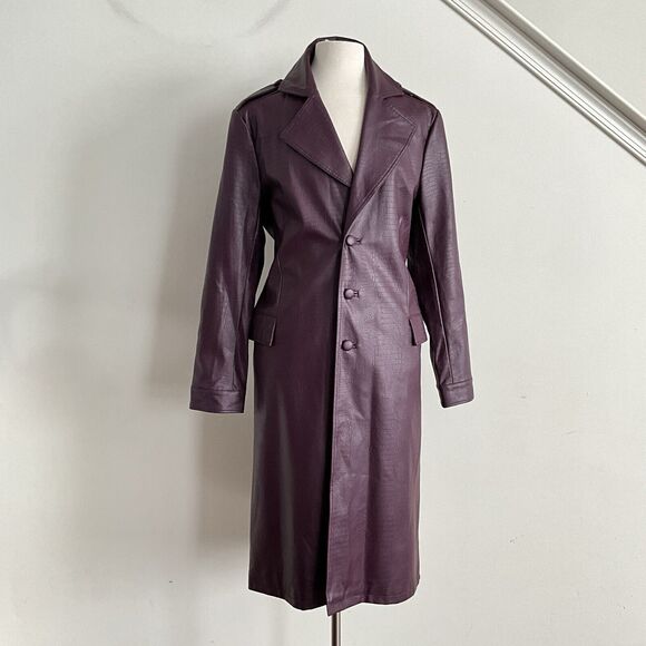 Joker Suicide Squad Purple Jacket Trench Coat Men Cosplay Hot Topic Jared Leto L - Picture 8 of 10